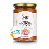 Doce De Doce De Abóbora Com Coco Abóbora Com Coco Premium Zero Açúcar Sem Tacc Em Vidro 400 g
